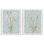 Ensemble de 2 giclées Vintage Spring Clippings, dessin par Leslie Hermosa