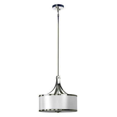 Luminaire suspendu cylindrique à 3 lumières