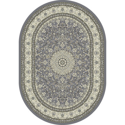 Tapis oriental gris / crème Attell