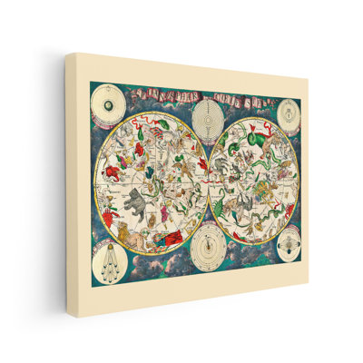 Map of The Heavens 1670