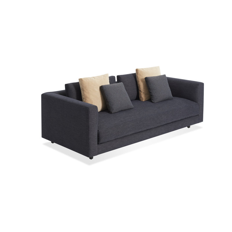 Hands Down Sofa, Tofte Navy Polyester Blend/Dark Gray