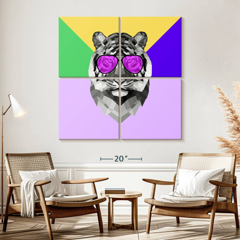 Tigre Brampt Party dans des verres