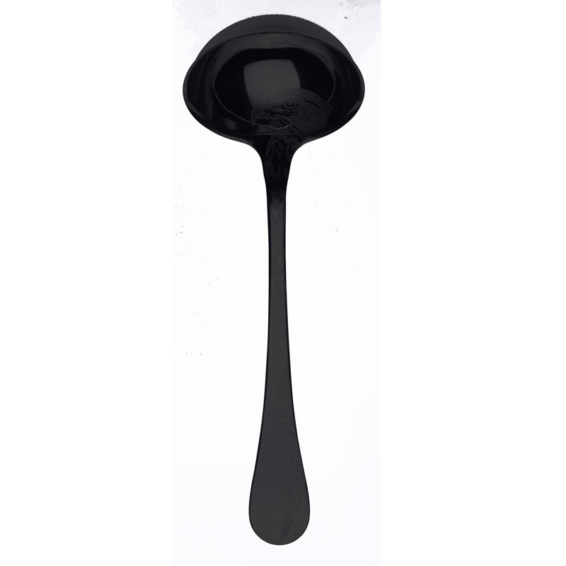 Caccia Stainless Steel Ladle, Oro Nero