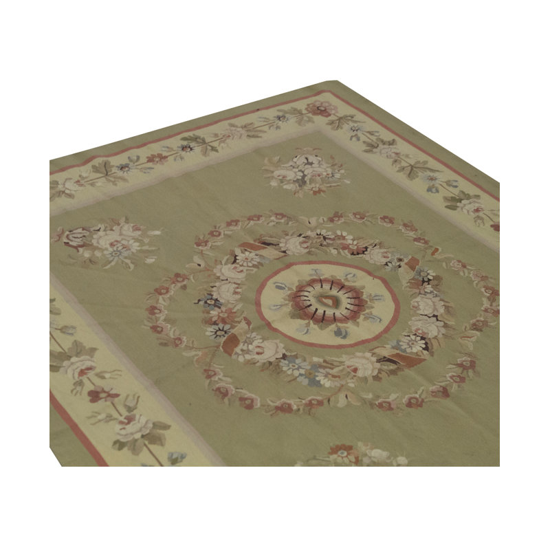 Hand Knotted Wool Area Rug