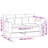 vidaXL 2-seater Sofa Light Grey Velvet (100% polyester), Metal, Textilene-521748078-521748079
