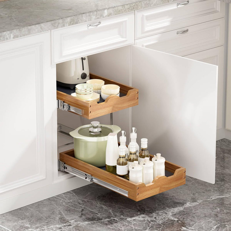 Pull Out The Drawer From The Cabinet