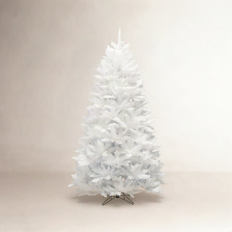 Sparkle White Spruce Artificial Christmas Tree, 8.5', Pure White LED