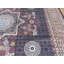 Tapis de zone en laine noir/beige 11 pi 10 po x 15 po one-of-kind à la main noué la Stef