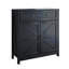 Buffet de cuisine, armoire de rangement de style campagnard avec tiroir et tablette réglable, armoire d'appoint de porte de grange pour cuisine, salle à manger, entrée
