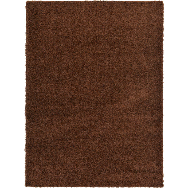 Tapis brun chocolat Caputto, Rectangle 7 pi 1 po x 10 pi