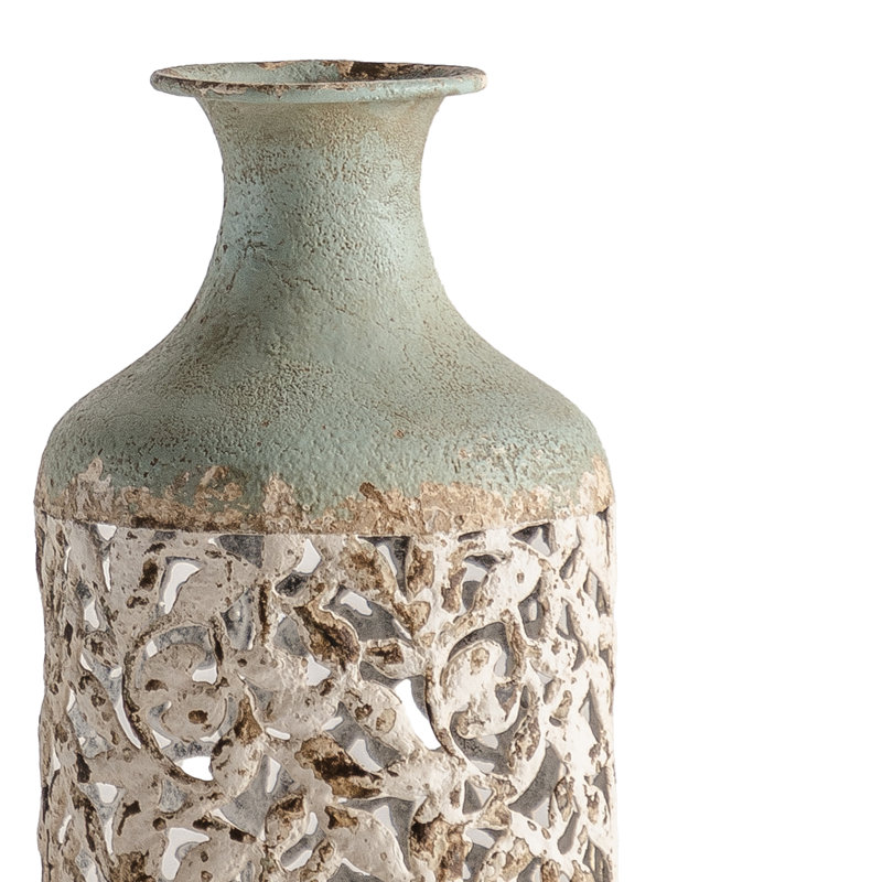 Vase rustique bleu, small