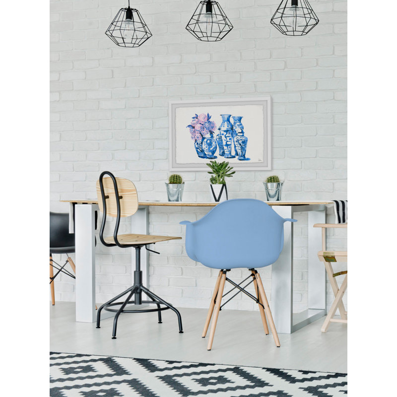 « porcelaine choices », impression encadrée, H 30 po x l 45 po x P 1,5 po
