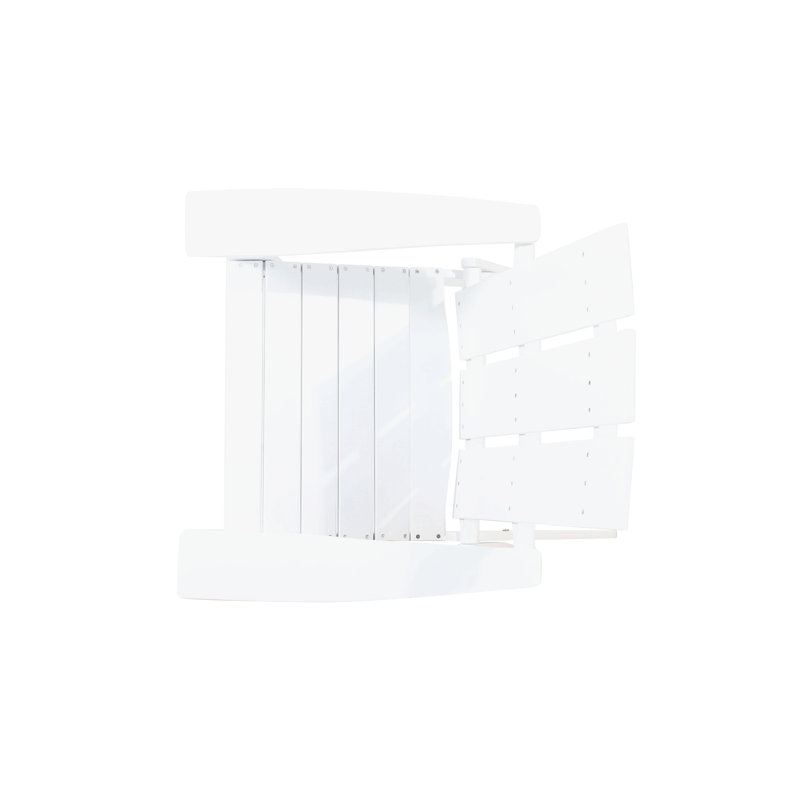 Zuma Foldable Adirondack Chair, White