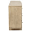 Commode 9 tiroirs Beige Oak