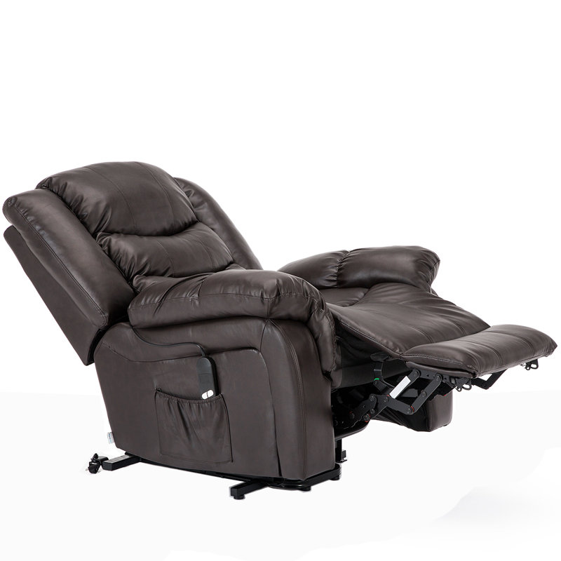 Lancashire 97cm Wide Lift Assist Standard Recliner, Brown