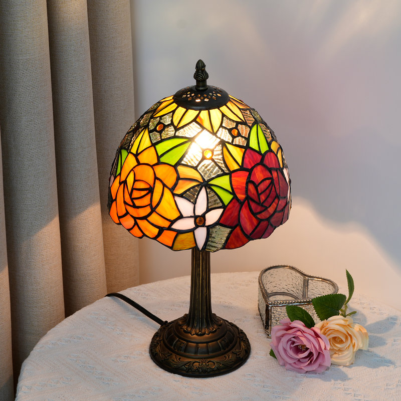 Lampe de table 14 po H Tiffany, Rose