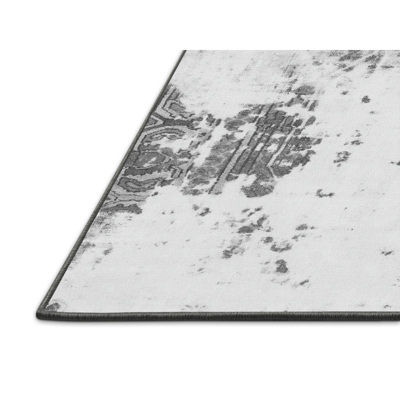 Basley Abstract Indoor Rug, Rectangle 4' x 6'