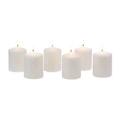 Unscented Pillar Candle