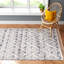 Highpoint Geometric Gray/Cream Area Rug-2060586004