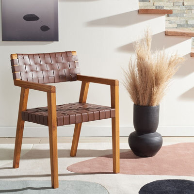 Chaise avec accoudoirs rembourrée Radbroke