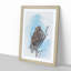 Hawk Perched in a Tree in Abstract - Picture Frame Graphic Art Print-55737806-55737813