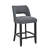 Bisto Upholstered Counter Height Bar Stool with Solid Wood legs-223326884
