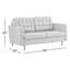 Causeuse en cuir Exalt par Modway-2059595014
