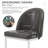 Maoz 26" Upholstered Faux Leather Counter Stool with Metal Frame-1507697231-1507697224