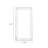 Rectangle Manufactured Wood Full Length Mirrors