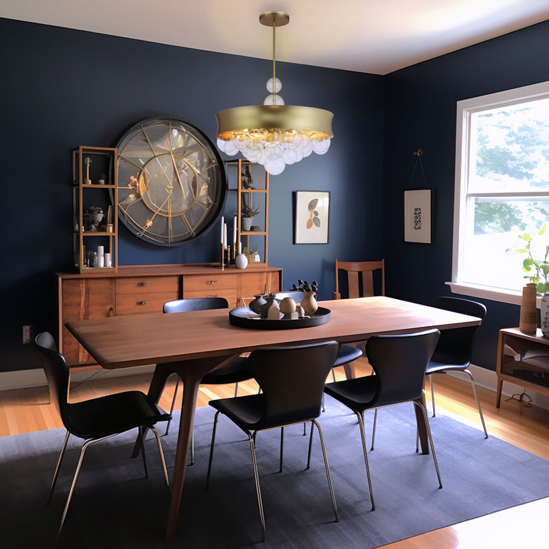 8 - Light Drum Pendant, 26" W