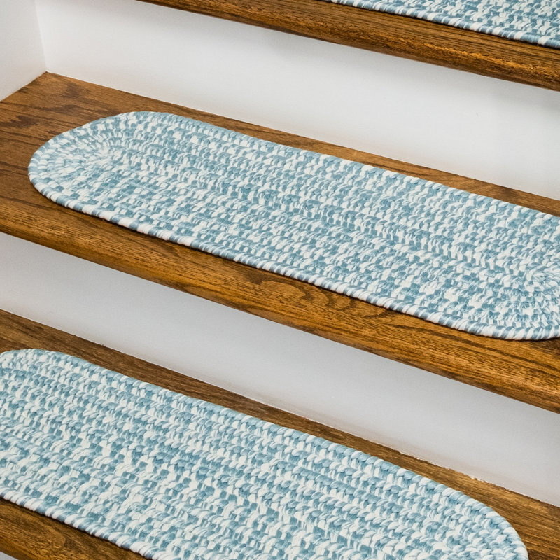 Tapis d'escalier Akhil, Bleu fédéral