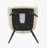 Dining Chairs Set of 4, Off White Faux Leather Dining Room Chair, Metal Kitchen Chairs with Gold Mesh Texture and Black Sanded Legs, Flat Back Upholstered Chair (Off White, Set of 4)-1405357624-1405357607