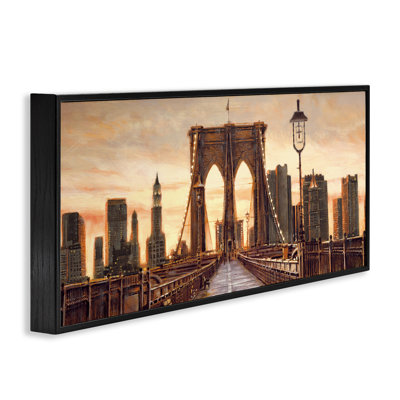 «City Bridge View», art de la giclée encadrée par Matthew Daniels