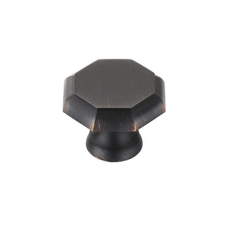 Expression 1 3/16" Diameter Round Knob, Brushed Oil-Rubbed Bronze