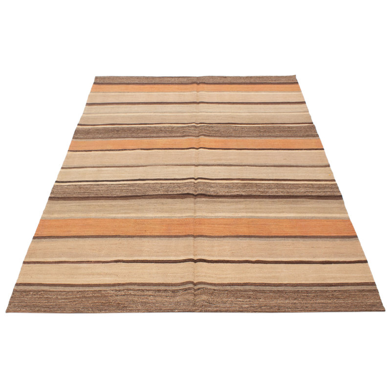 Boho kaki kilim 6 pi 7 po x 10 pi 0 po