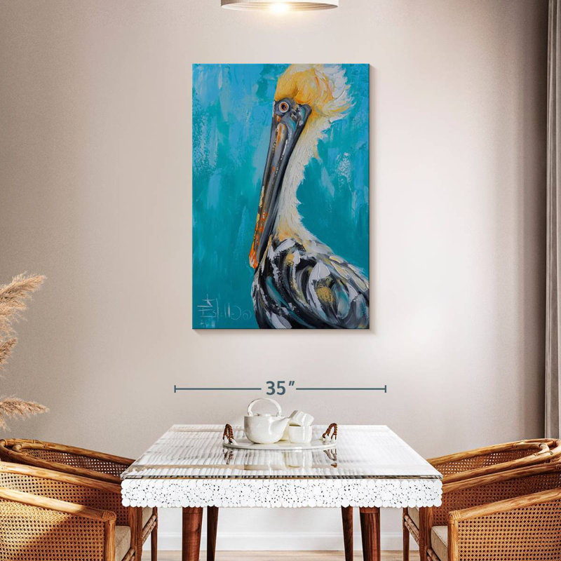 Brampt Posh Pelican, 45" H x 30" W
