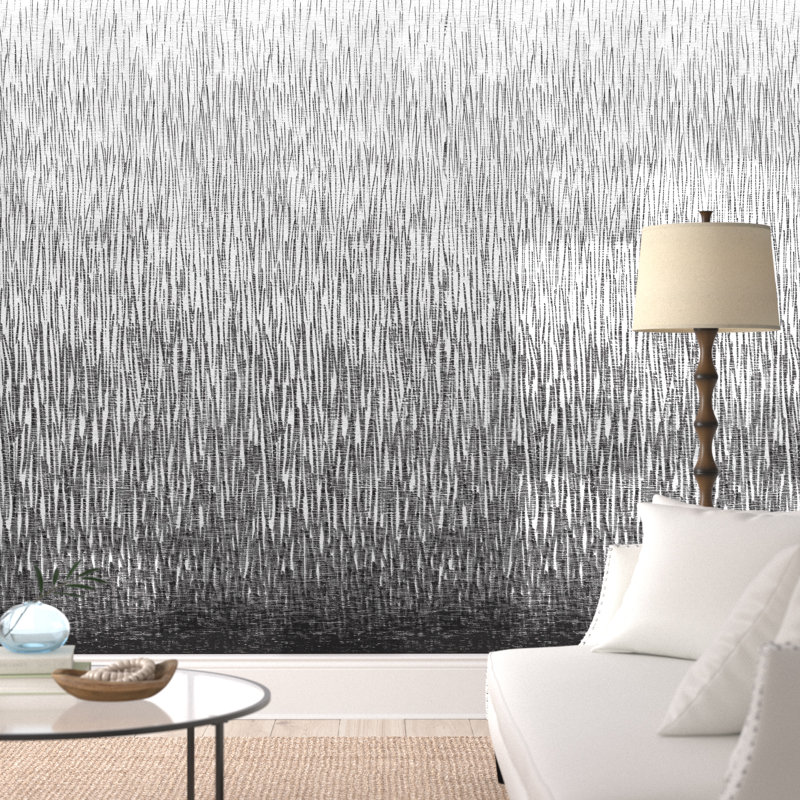 Roseline Graphics Wall Mural, Black