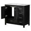 Meuble-lavabo 36 po avec lavabo en céramique-104413999