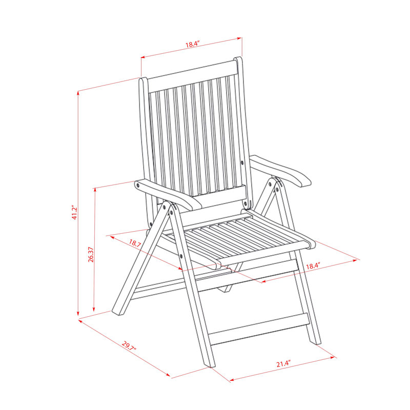 Ensemble de 2 chaises d'extérieur Celina