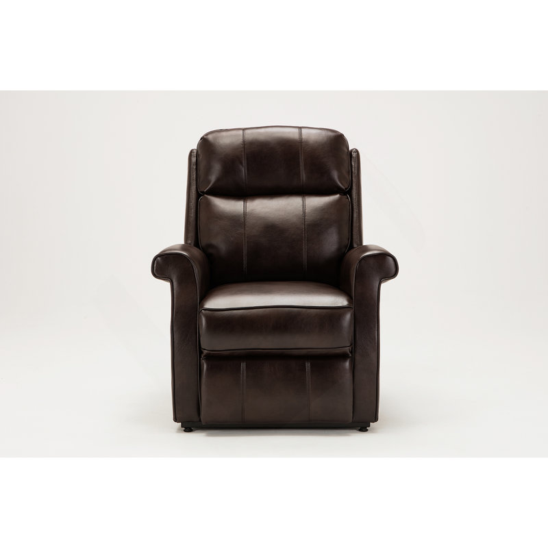 Fauteuil Landis, Similicuir brun