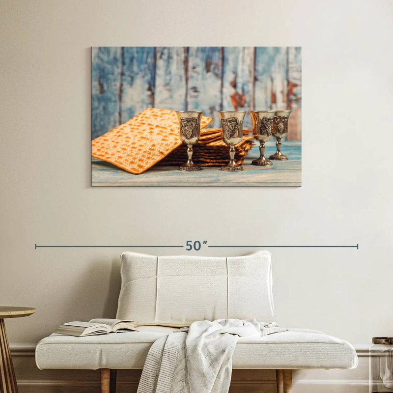Passover Bread And Wine, 26" H x 39" W