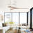 52'' Solid Wood Ceiling Fan with LED Lights-457284370
