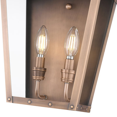 Hazeldell Copper Wall Light