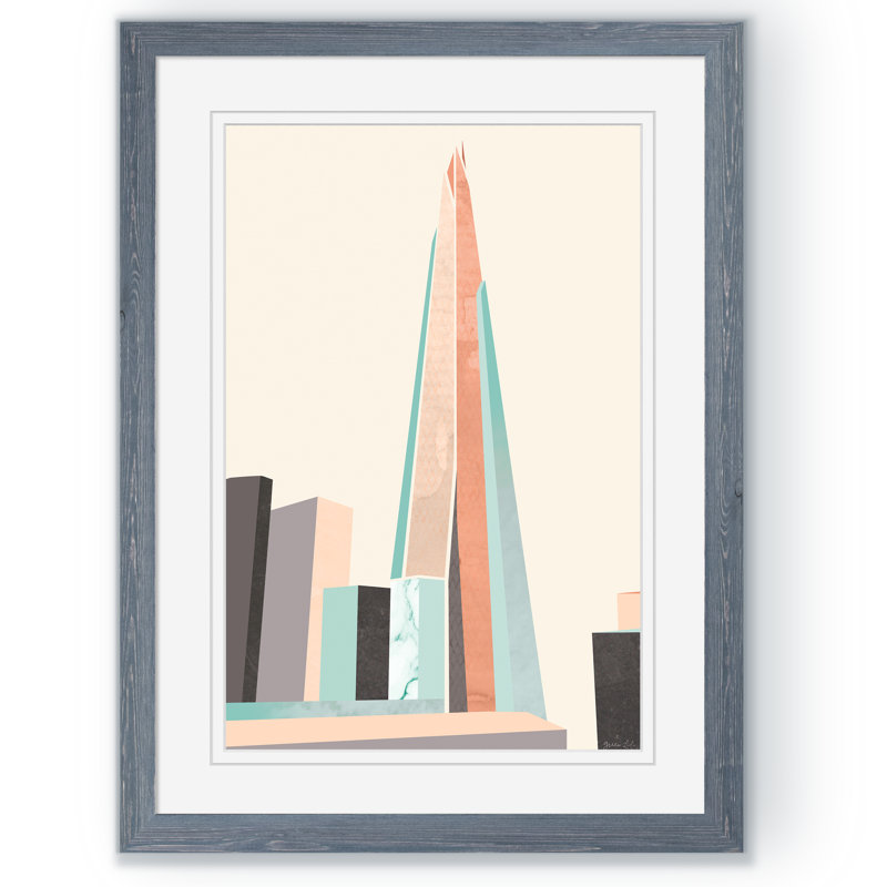 « graphicing architecture i » par paul cezanne-photo-cadre, reproduction d’art, H 24 po x l 18 po x P 1,25 po