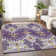 Premium Machine Washable Prisco Purple Rug