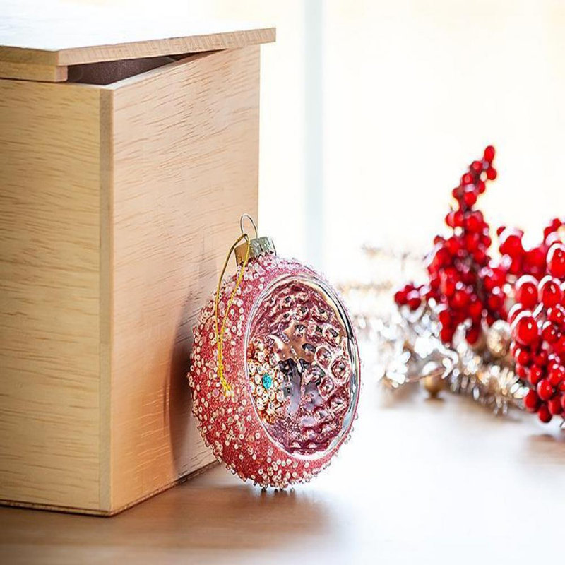 3'' Glass Ball Ornament