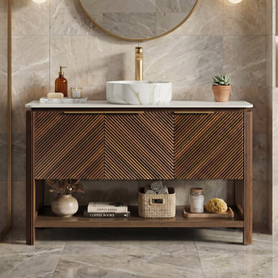 Meuble-lavabo autoportant Linea