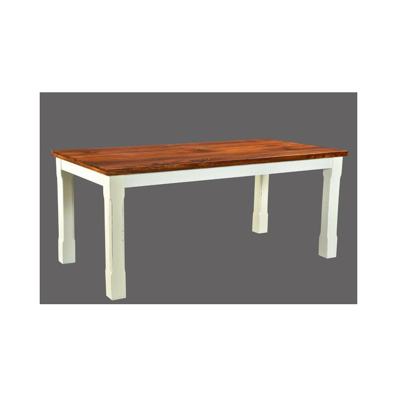 Lesley Acacia Solid Wood Dining Table, 30" H x 36" W x 60" D