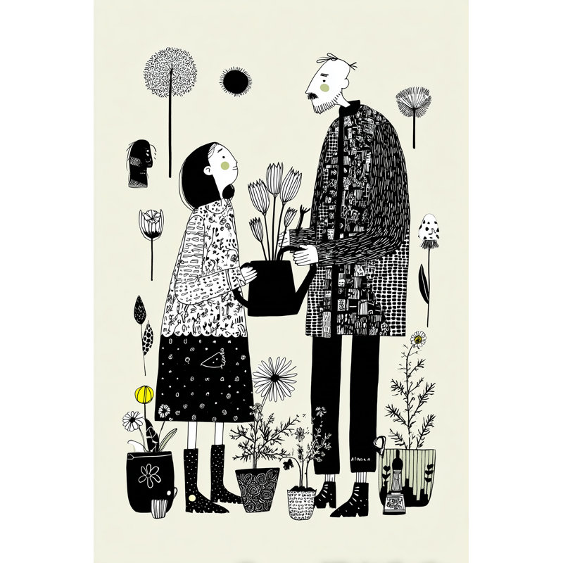 Art mural sur toile tendue Garden Garden, H 36 po x l 24 po x 1,5 po