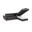 Canapé d'angle en cuir véritable CAPRI avec lit escamotable, rangement et appuis-tête réglables-594414144-594414149